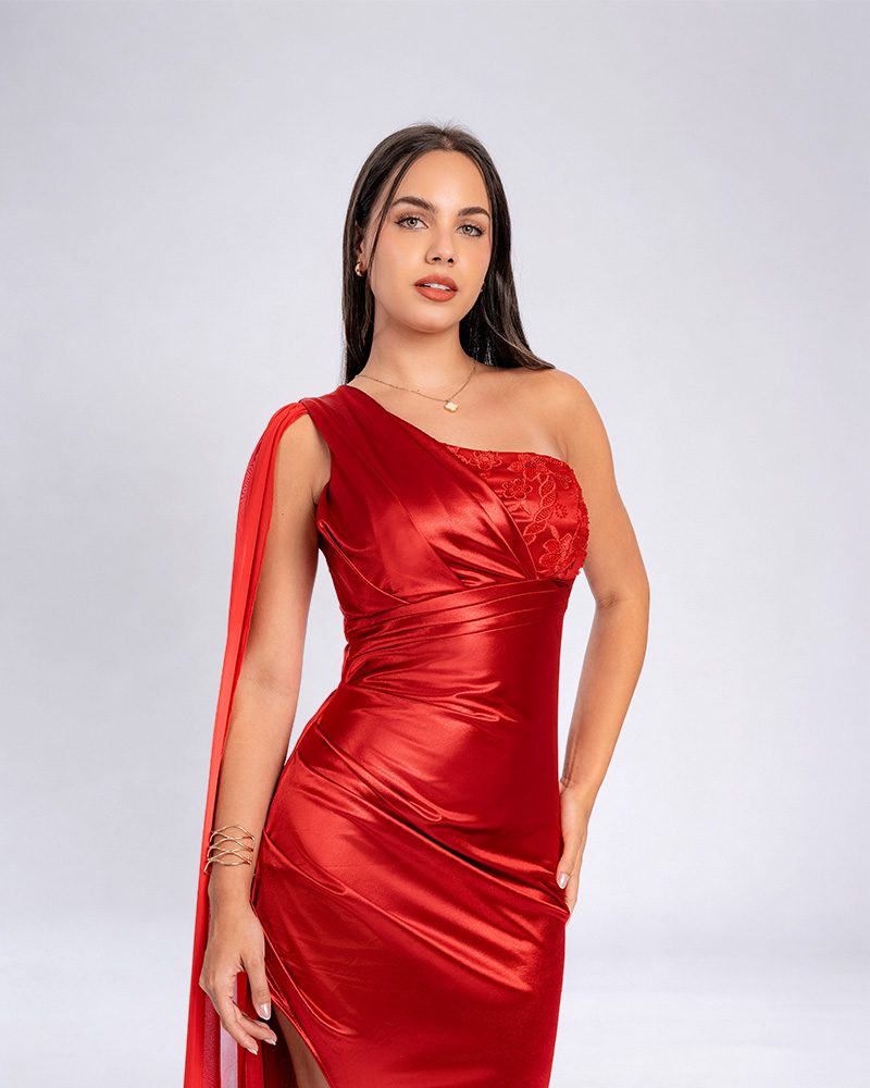 Vestido Griselda – Colección Antonella – Rojo