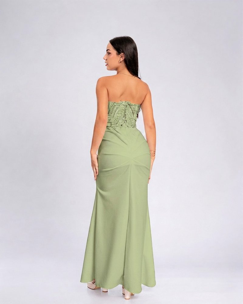 Vestido Hada – Colección Antonella – Olivo