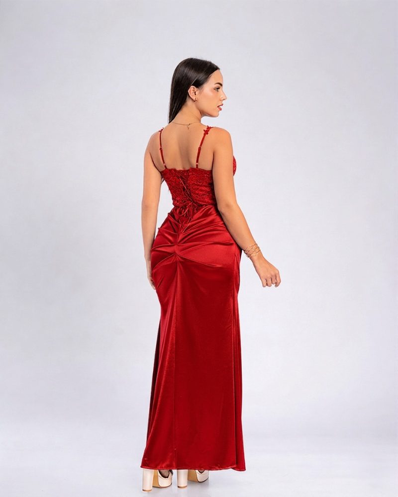 Vestido Julieta – Colección Antonella – Rojo