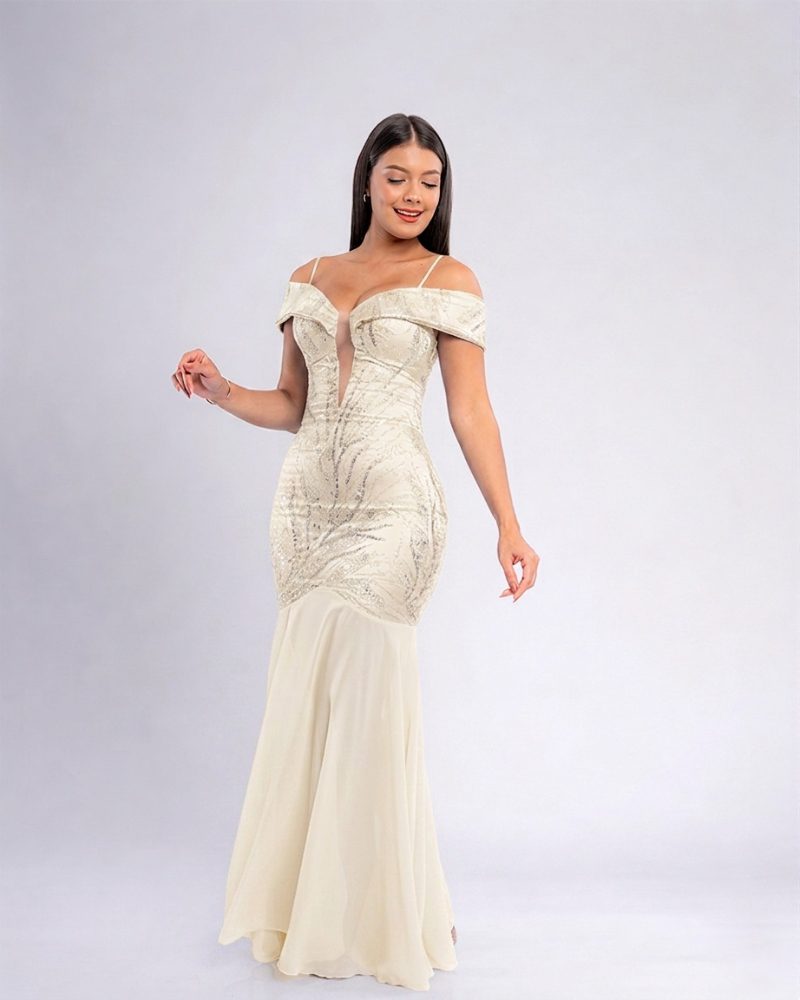 Vestido Khaterina – Colección Antonella – Perla