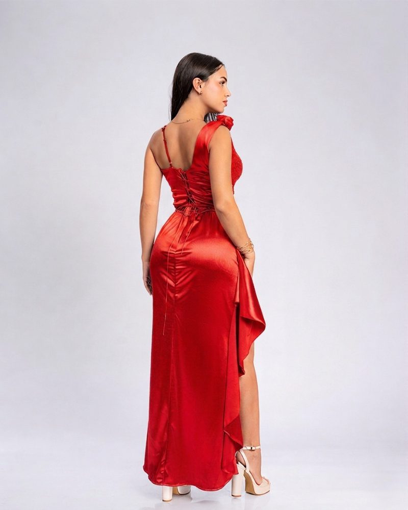 Vestido Leila – Colección Antonella – Rojo