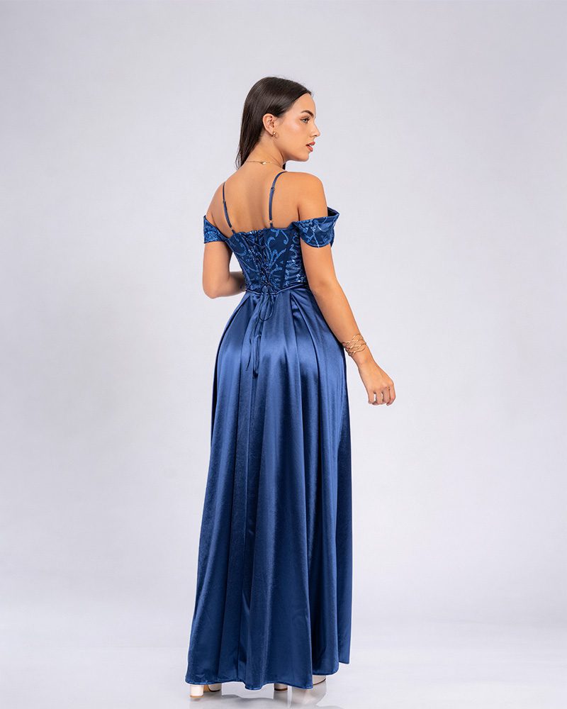Vestido Rouse – Colección Antonella – Acero