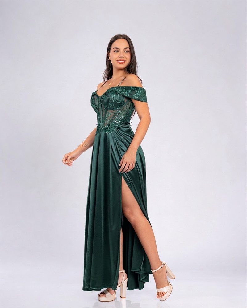 Vestido Rouse – Colección Antonella – Botella