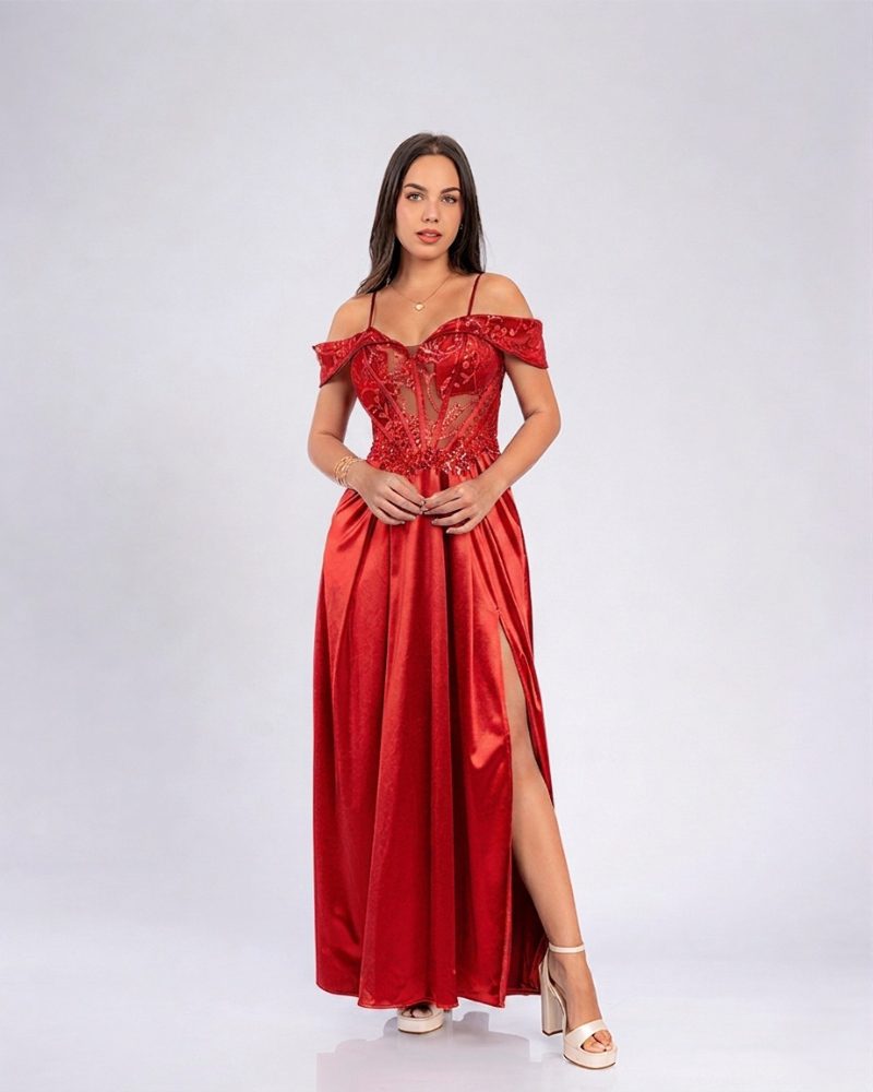Vestido Rouse – Colección Antonella – Rojo