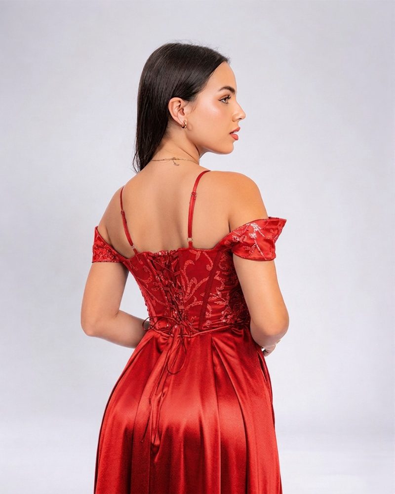 Vestido Rouse – Colección Antonella – Rojo