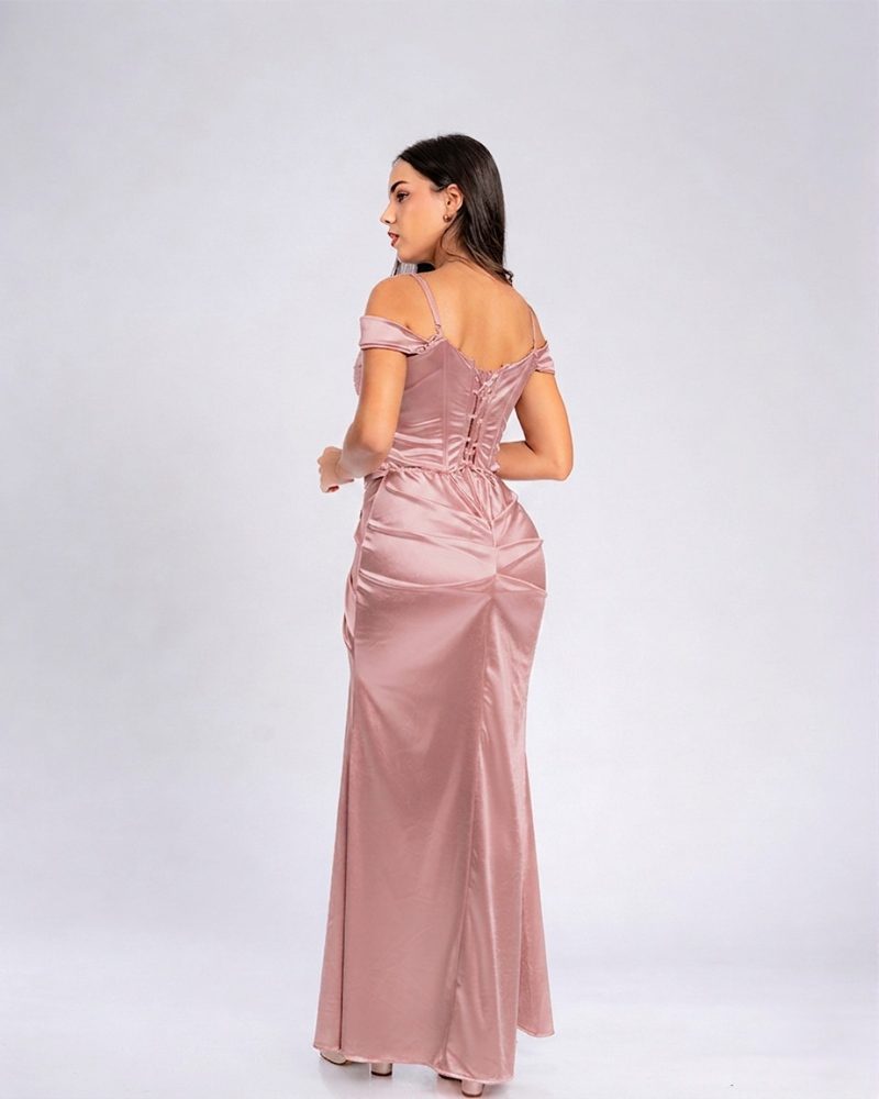Vestido Sophie – Colección Antonella – Palo Rosa