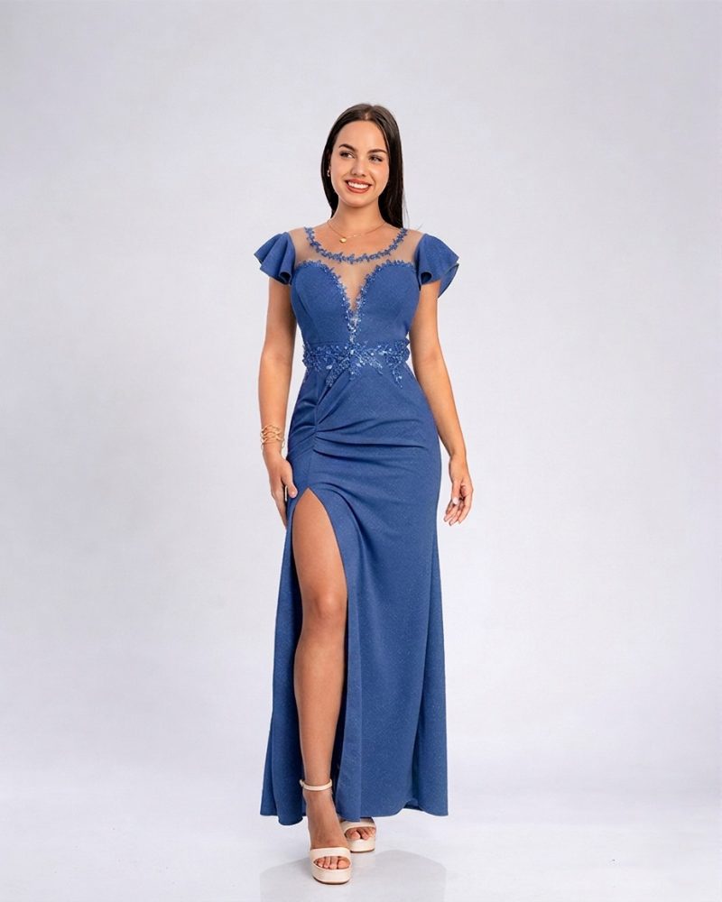 Vestido Virguinia – Colección Antonella – Acero