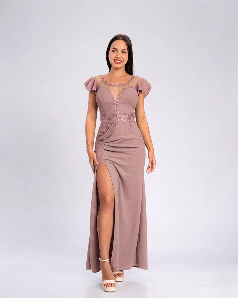 Vestido Virguinia – Colección Antonella – Palo Rosa