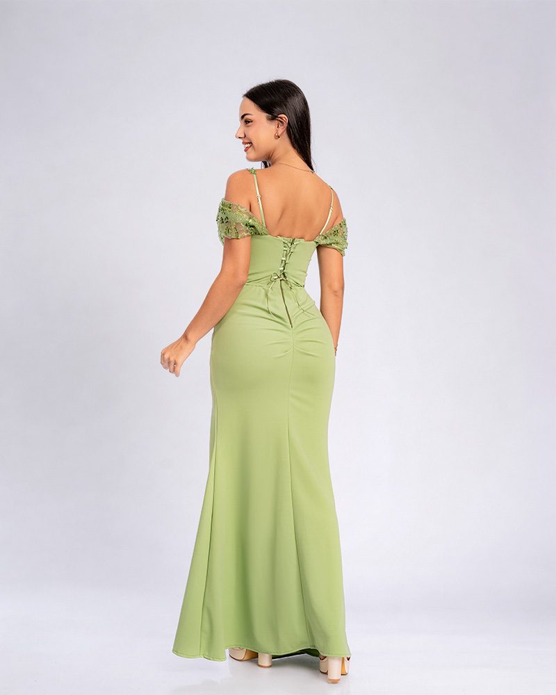 Vestido Alana – Colección Antonella – Olivo