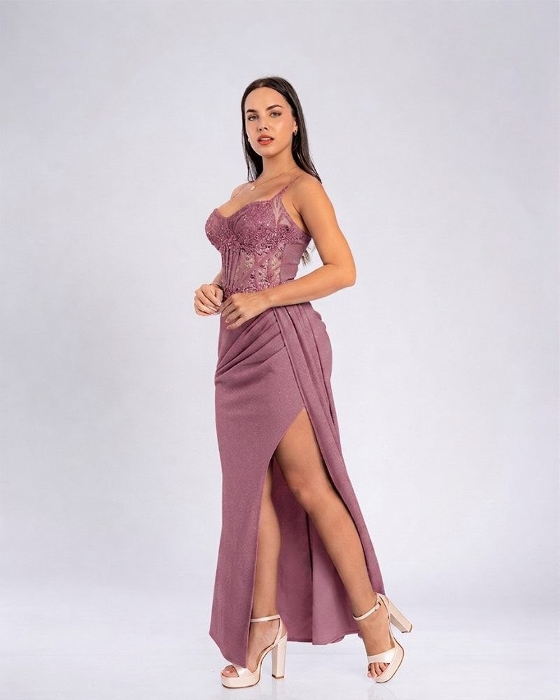 Vestido Anthonieta – Colección Antonella – Palo Rosa