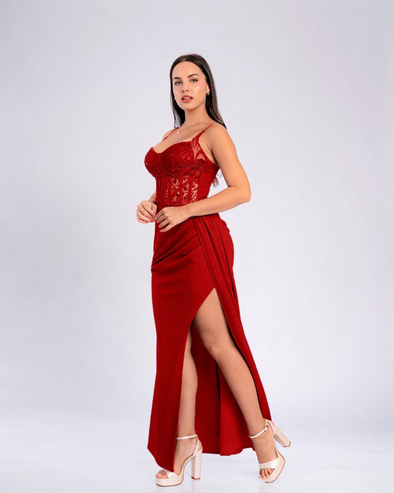 Vestido Anthonieta – Colección Antonella – Rojo