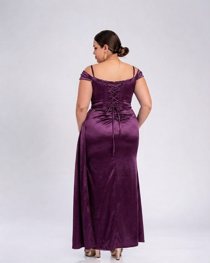 Vestido Antonella – Colección Antonella – Guinda