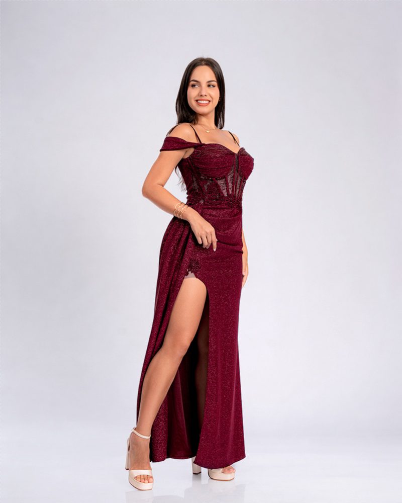 Vestido Antonella – Colección Antonella – Vino