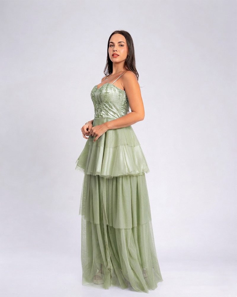 Vestido Blue Bella – Colección Antonella – Olivo