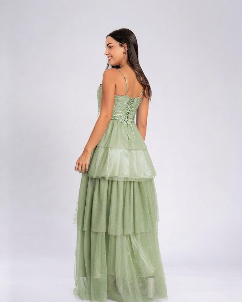 Vestido Blue Bella – Colección Antonella – Olivo