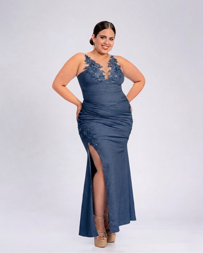 Vestido Cristin – Colección Antonella – Cobalto