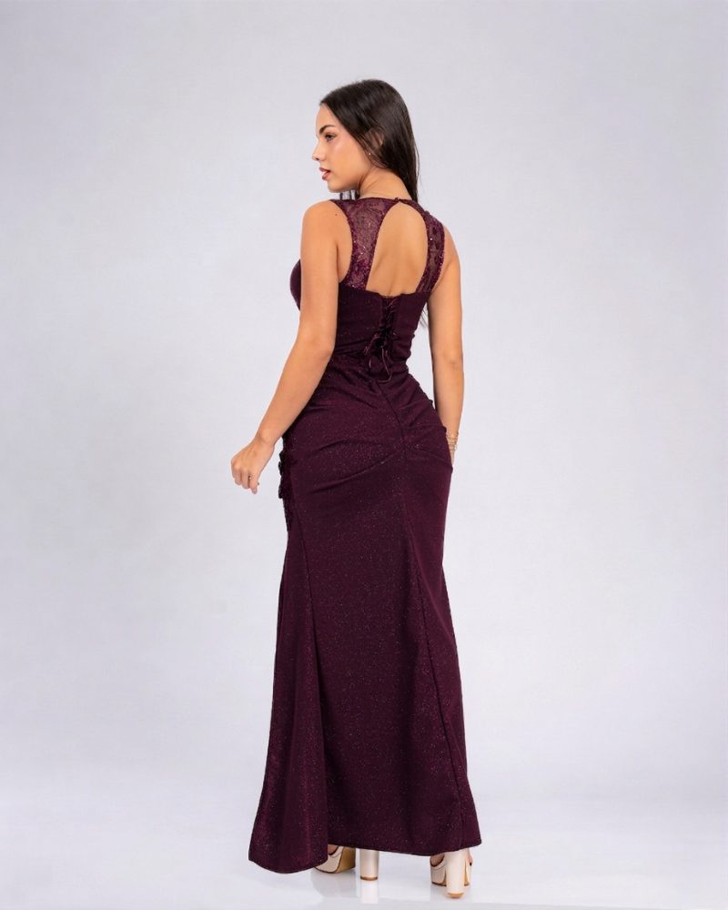 Vestido Cristin – Colección Antonella – Guinda