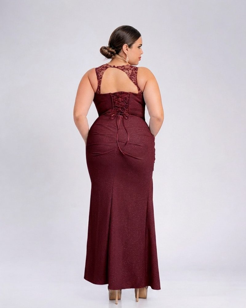 Vestido Cristin – Colección Antonella – Vino