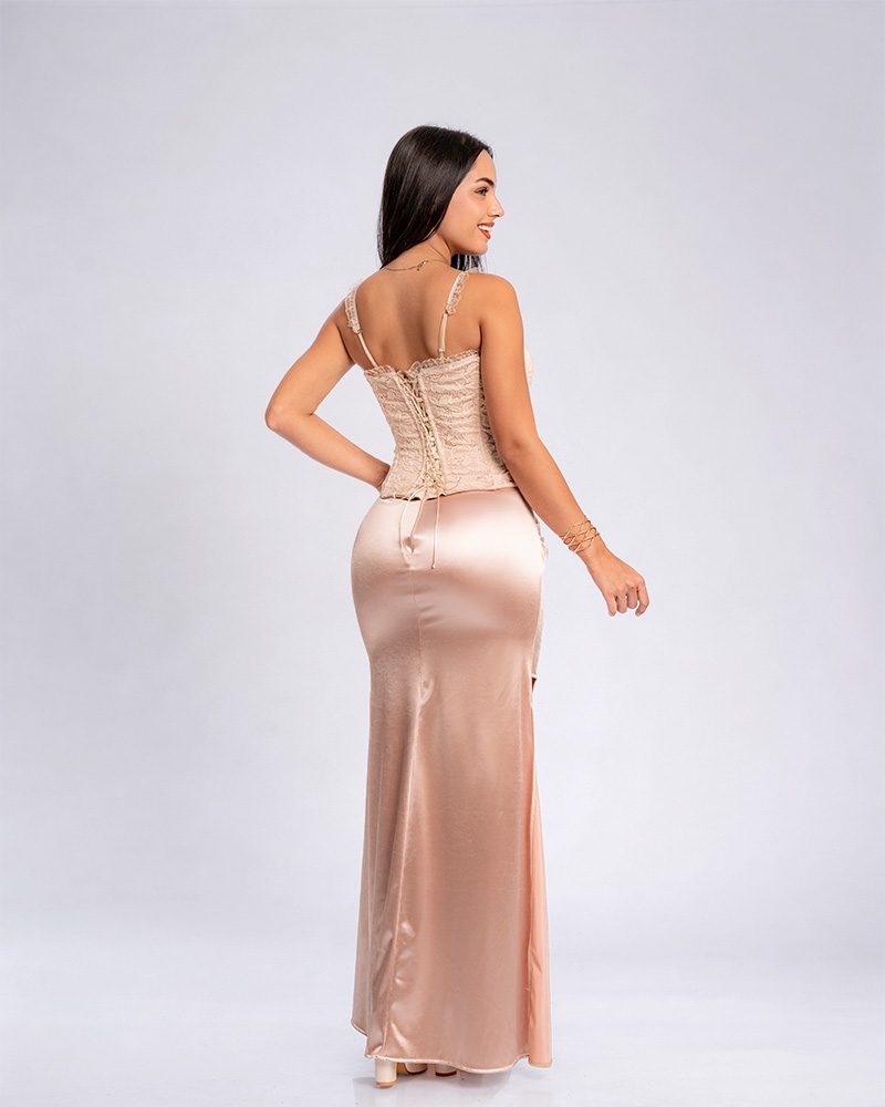 Vestido Luna – Colección Antonella – Beige