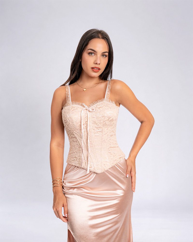 Vestido Luna – Colección Antonella – Beige