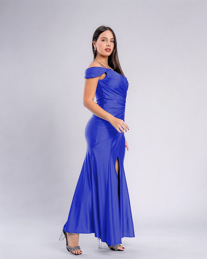 Vestido Oriana – Azulino