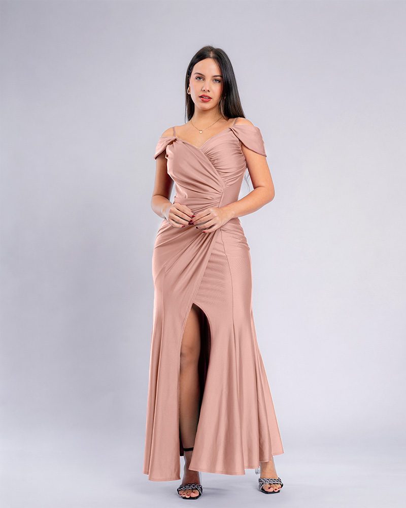 Vestido Oriana – Beige