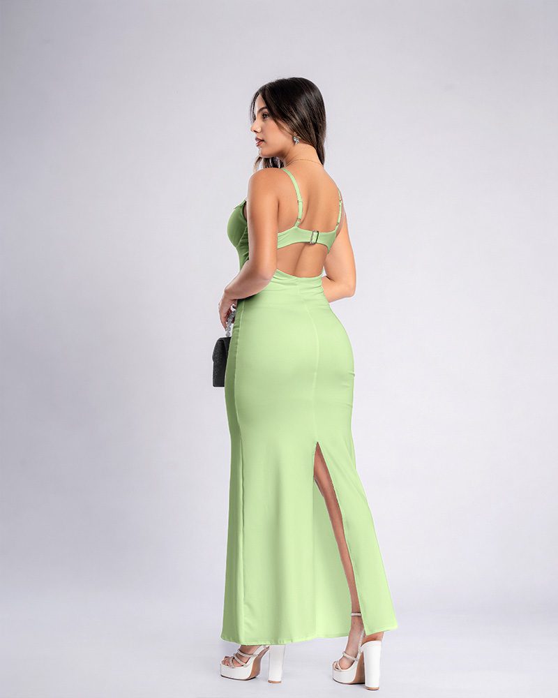 Vestido Thais – Olivo